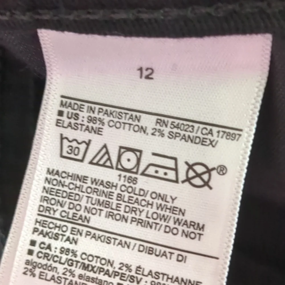 Old Navy Kids 360 Stretch Slim Built in Tough Black Jeans size 12